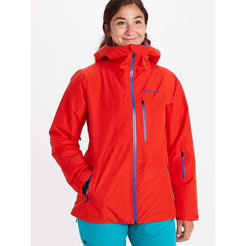 Marmot Lightray Ski Jacket For Womens Red BJX807563